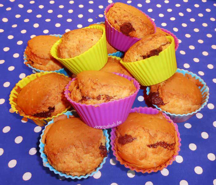 Nutellás angol muffin