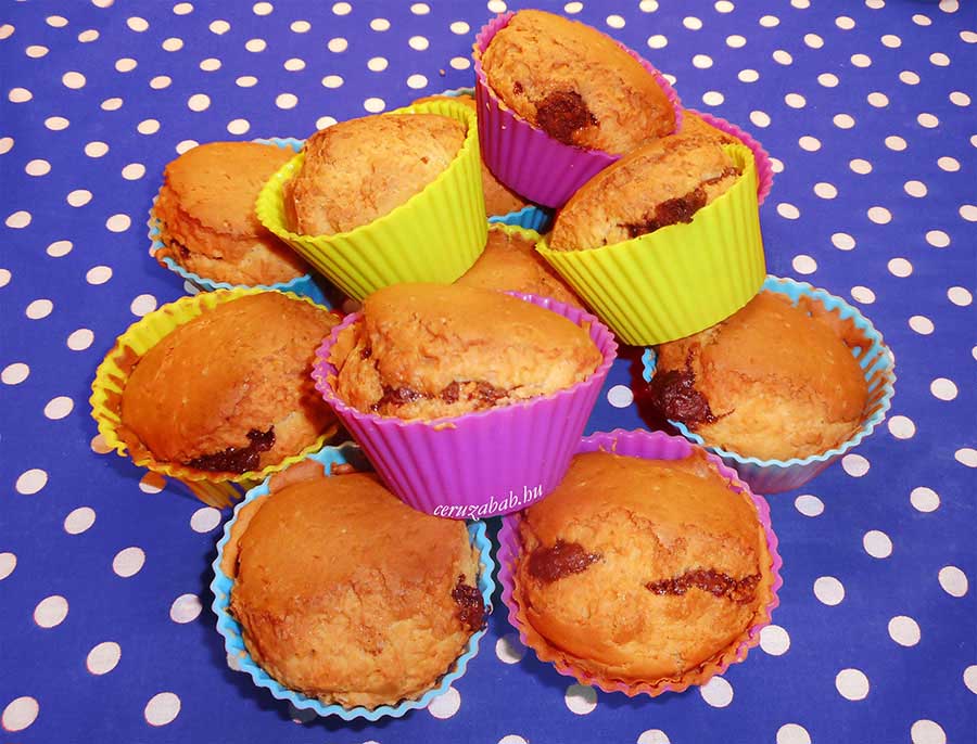 Nutellás angol muffin