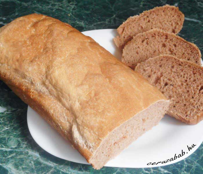 Csökkentett rosttartalmú gluténmentes vegán kenyér